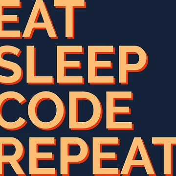 Artwork thumbnail, Eat Sleep Code Repeat Python Programmer by Sour Soul