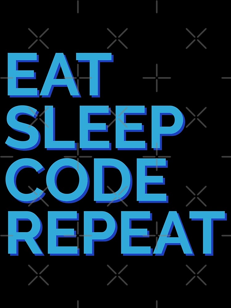 Thumbnail 3 of 3, Scarf, Eat Sleep Code Repeat Java Programmer designed and sold by Soursoul99.