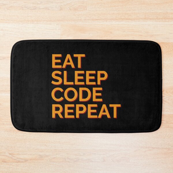 Item preview, Eat Sleep Code Repeat Javascript Coder designed and sold by Sour Soul.