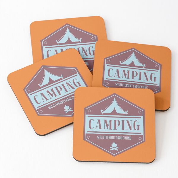 Item preview, Camping | Wildlife Investigation | German hiking | Black hiking t-shirt designed and sold by Ainbowz-Artwork.