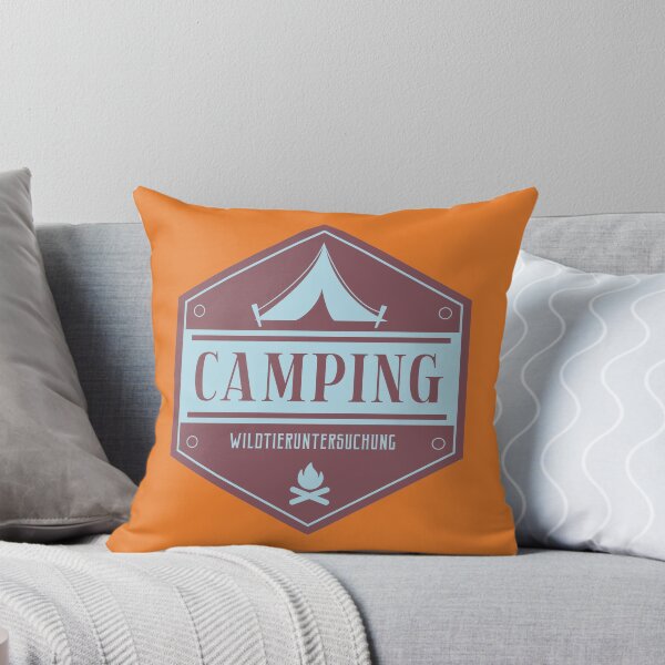 Item preview, Camping | Wildlife Investigation | German hiking | Black hiking t-shirt designed and sold by Ainbowz-Artwork.