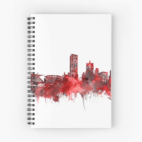Item preview, milwaukee skyline red designed and sold by BekimART2.