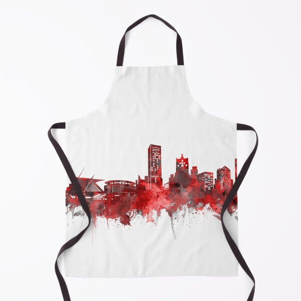 Item preview, milwaukee skyline red designed and sold by BekimART2.