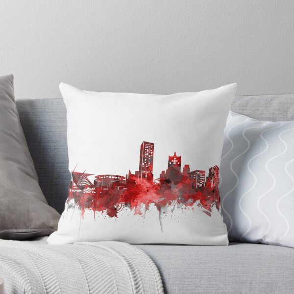Item preview, milwaukee skyline red designed and sold by BekimART2.
