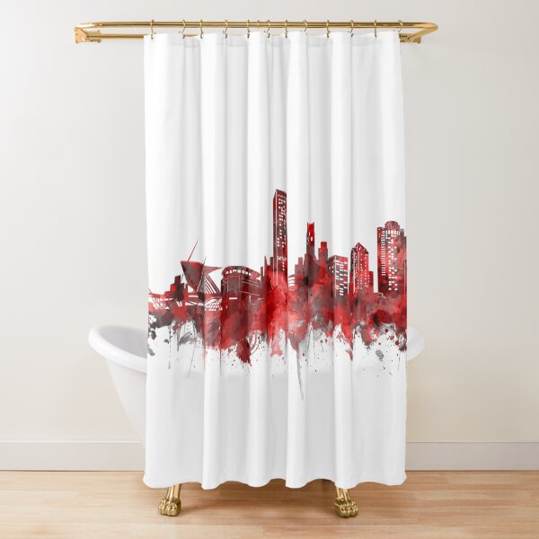Item preview, milwaukee skyline red designed and sold by BekimART2.