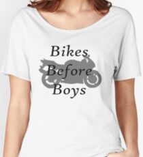 Bikes Before Boys Women's Relaxed Fit T-Shirt