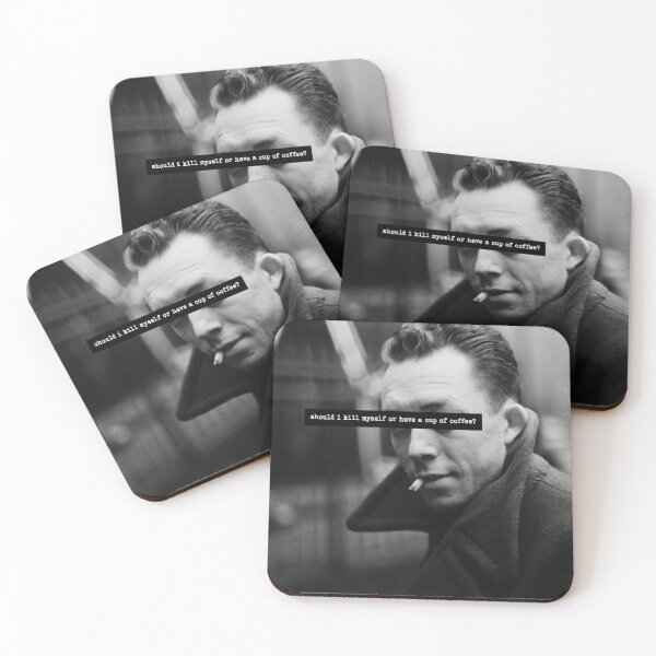Item preview, Albert Camus Coffee Quote  designed and sold by Merch-On.