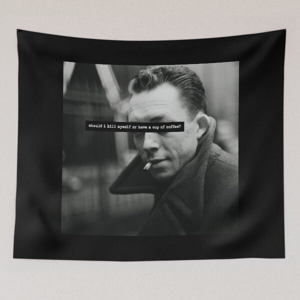 Item preview, Albert Camus Coffee Quote  designed and sold by Merch-On.
