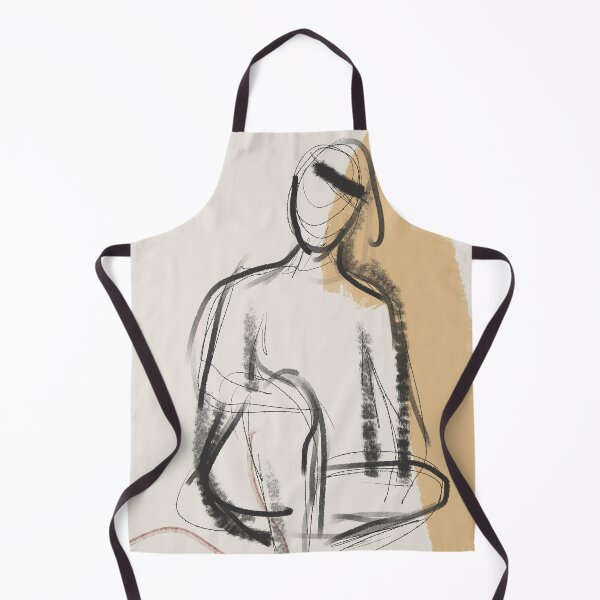 Item preview, Abstract figure sketch. Line drawing & brush strokes. designed and sold by PandaAvenue.