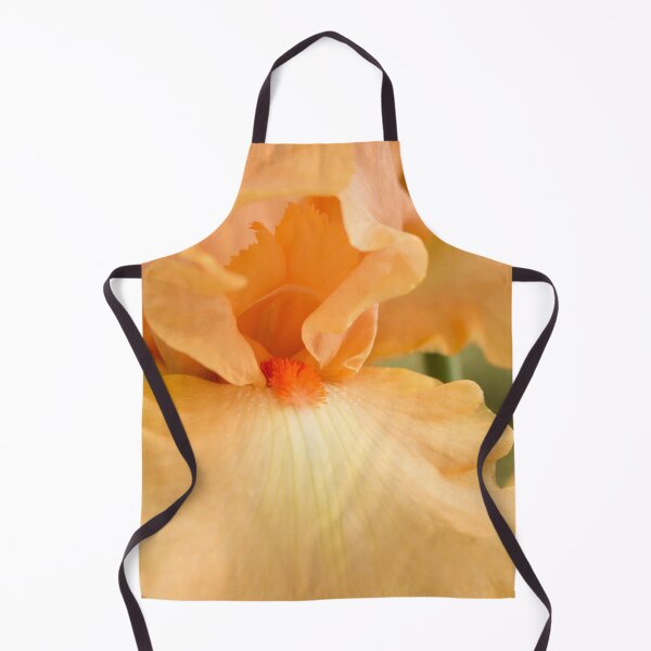 Item preview, Bearded Iris Orange Harvest Close-up designed and sold by nancyjcreates.