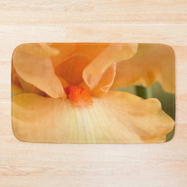 Item preview, Bearded Iris Orange Harvest Close-up designed and sold by nancyjcreates.