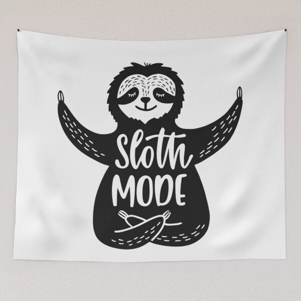 Item preview, Yoga Sloth Meditating designed and sold by zanbo.