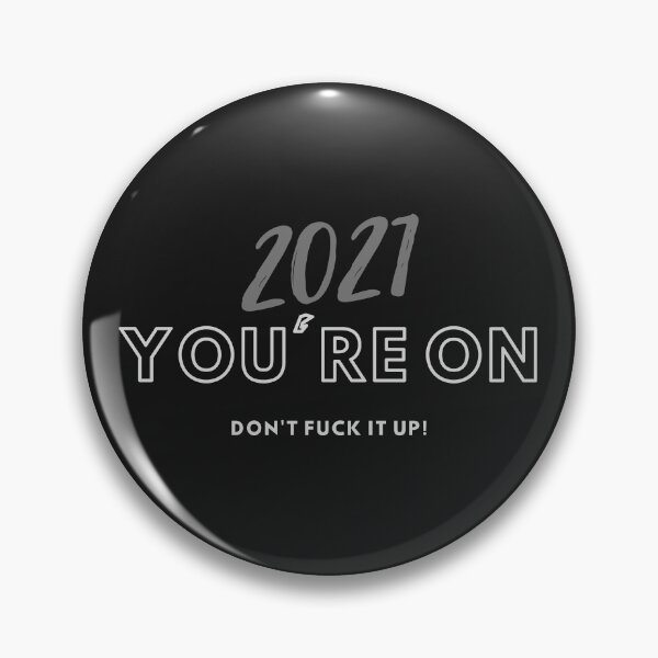 Item preview, 2021 Twenty Twenty One Don't Fuck It Up! Gray designed and sold by Lisa Forbes.