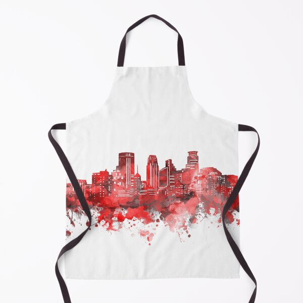 Item preview, minneapolis skyline red designed and sold by BekimART2.