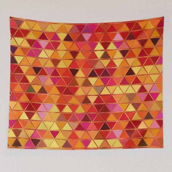 Item preview, Geometric Triangles With Colorful Seamless Pattern designed and sold by AYACHI90.