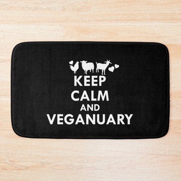 Item preview, Keep Calm and Veganuary - Fun Vegan Design designed and sold by Brimwood.