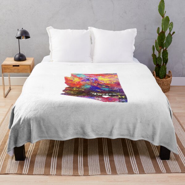 Item preview, Home Sweet Home Tuscon 204 Watercolor Map Yoga Quo designed and sold by vividpixelusa.