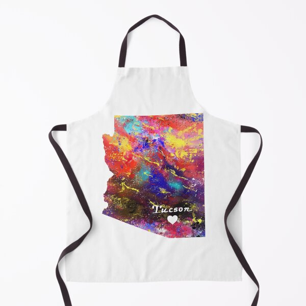 Item preview, Home Sweet Home Tuscon 204 Watercolor Map Yoga Quo designed and sold by vividpixelusa.
