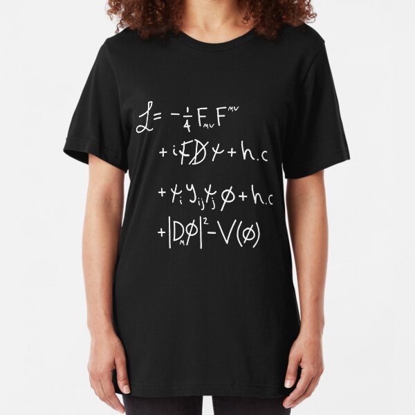 Universe Lagrangian. "w" Slim Fit T-Shirt