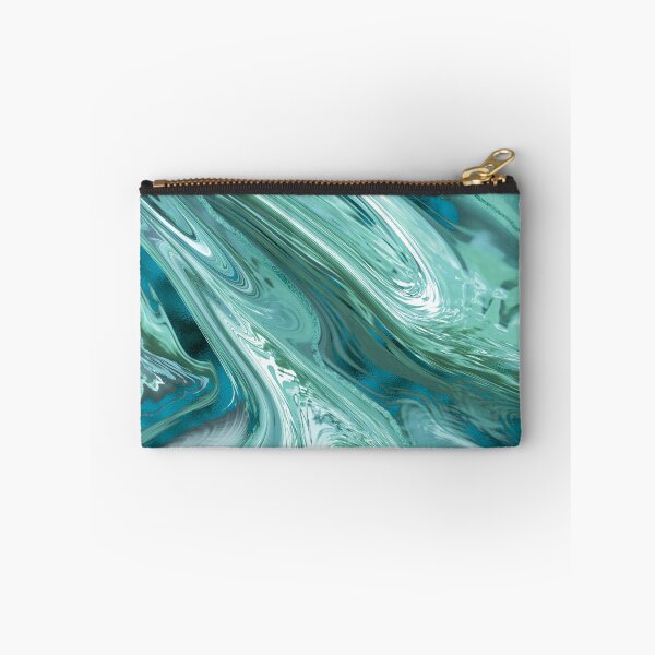 Item preview, Liquid Blues & Green Abstract Art designed and sold by ReesDesigns.