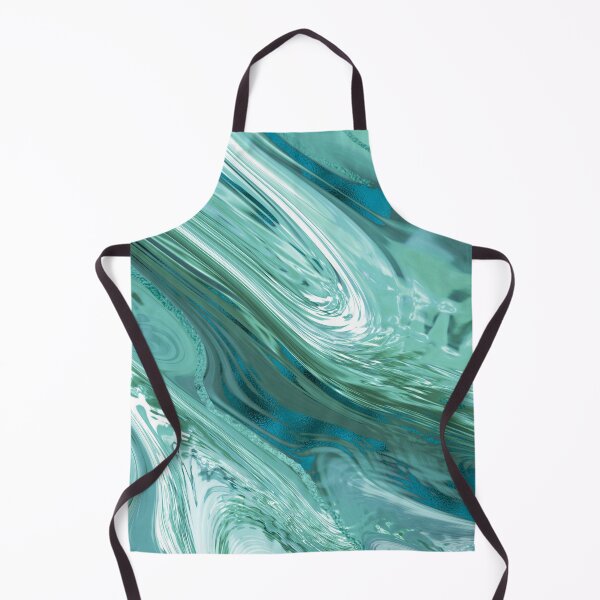 Item preview, Liquid Blues & Green Abstract Art designed and sold by ReesDesigns.