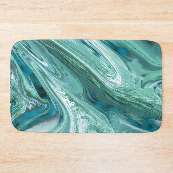 Item preview, Liquid Blues & Green Abstract Art designed and sold by ReesDesigns.