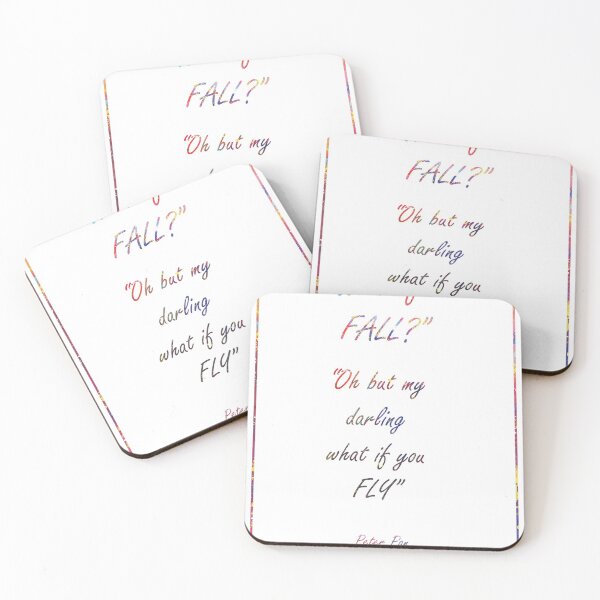Item preview, WHAT IF I FALL WHAT IF YOU FLY 202 Watercolor Map designed and sold by vividpixelusa.