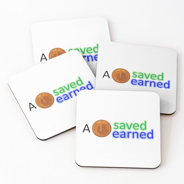 Item preview, A penny saved, a penny earned. designed and sold by AhMath.