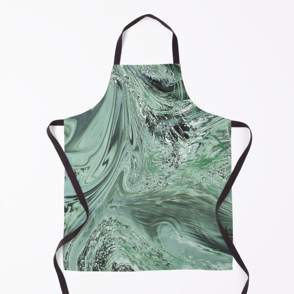 Item preview, Mint Green & Glitter Abstract Art designed and sold by ReesDesigns.