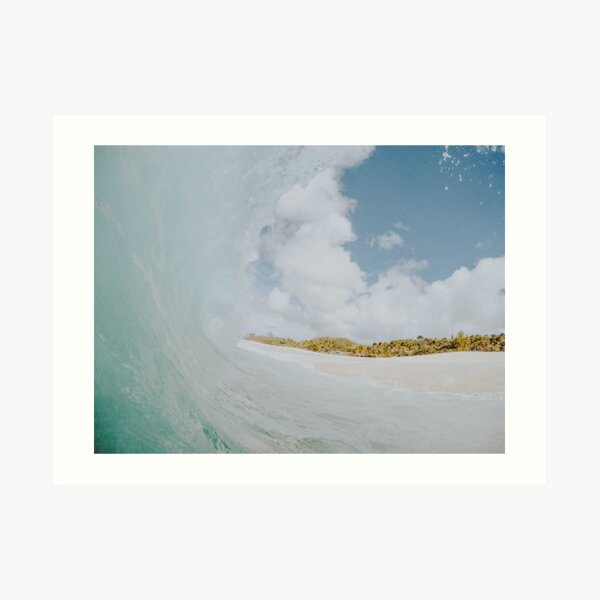 ocean waves ii Art Print