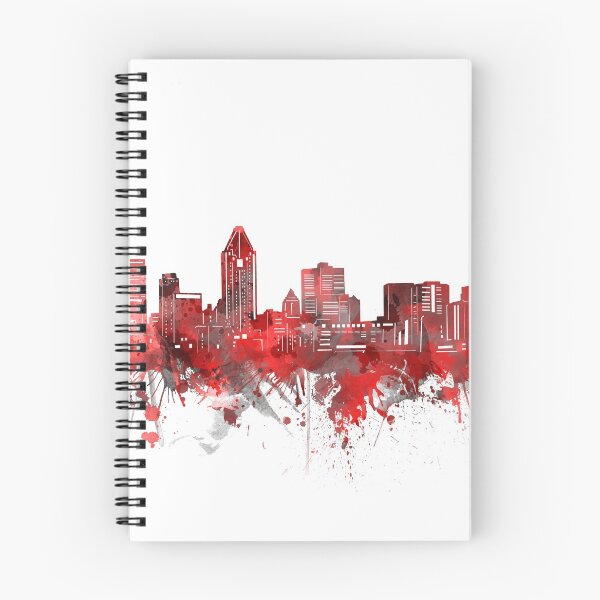 Item preview, montreal skyline red designed and sold by BekimART2.