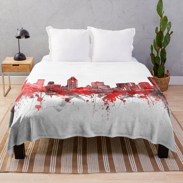 Item preview, montreal skyline red designed and sold by BekimART2.