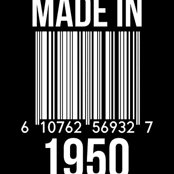 Artwork thumbnail, Made In 1950 by RandomStuffShop