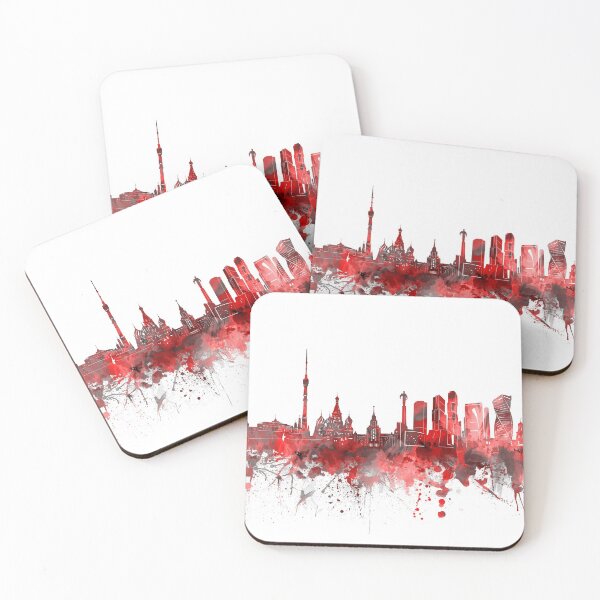 Item preview, moscow skyline red designed and sold by BekimART2.