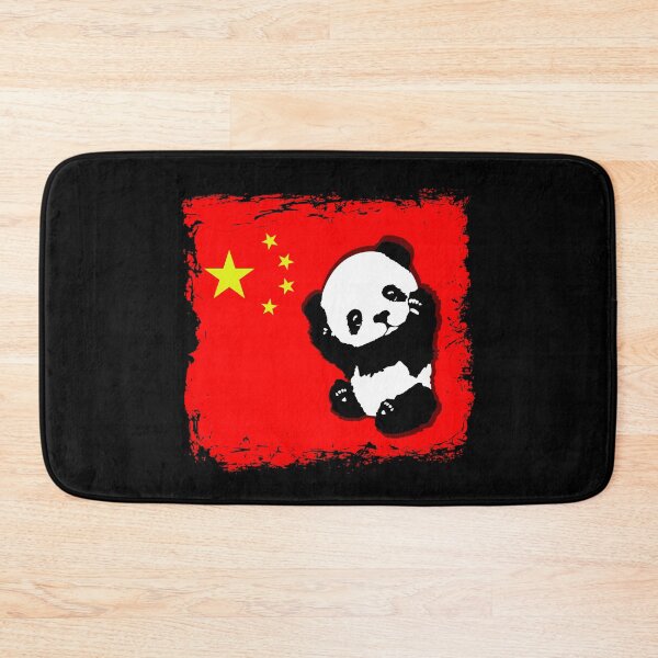 Item preview, A Cute Little Panda With A Chinese Flag Big Panda designed and sold by Paulina Vanlife.