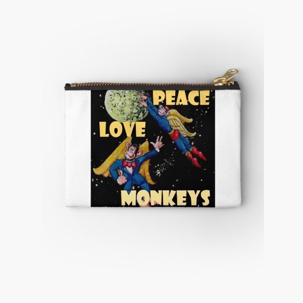 Item preview, Peace, Love and Monkeys designed and sold by sneakycows.