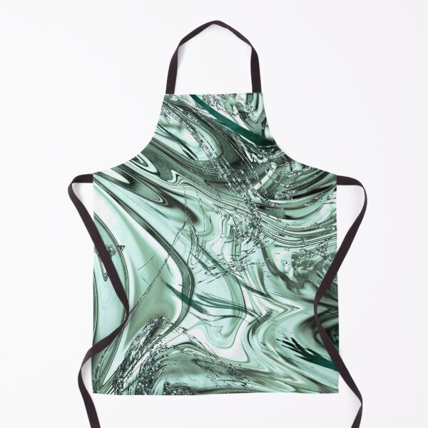 Item preview, Mint Green Metallic Abstract Art designed and sold by ReesDesigns.