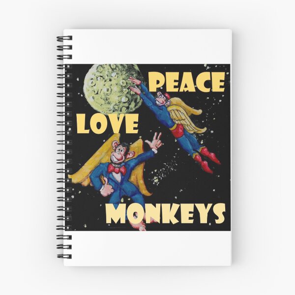 Item preview, Peace, Love and Monkeys designed and sold by sneakycows.