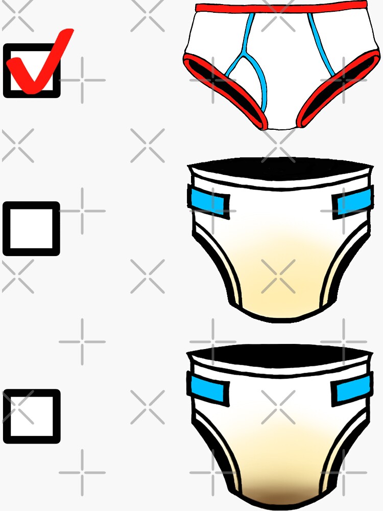 Underwear Options | Sticker