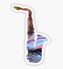 Saxophone Sticker