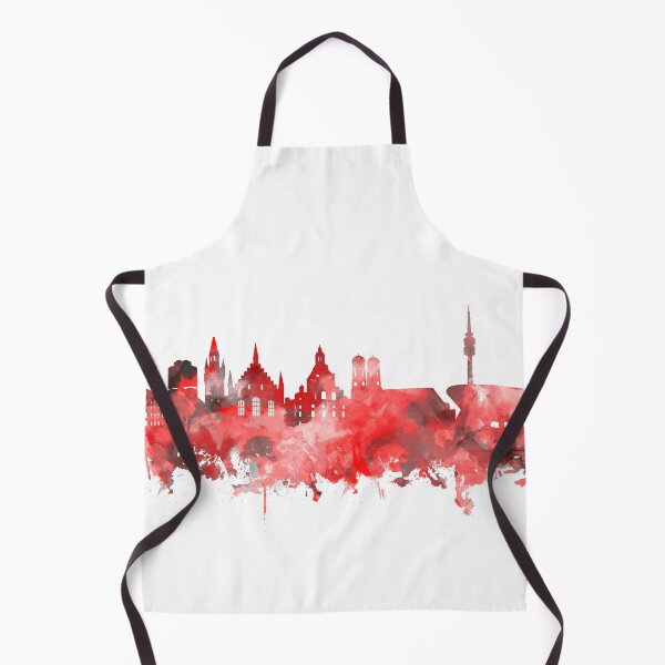Item preview, munich skyline red designed and sold by BekimART2.