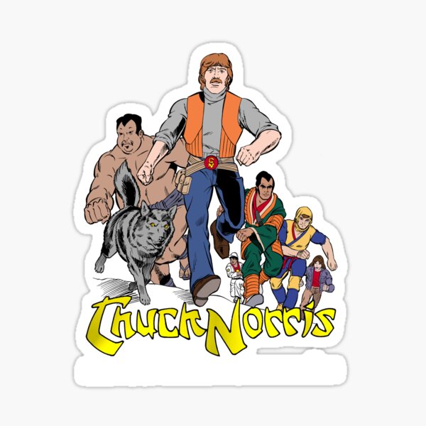 Norris T Stickers Redbubble - guitar hero chuck norris roblox