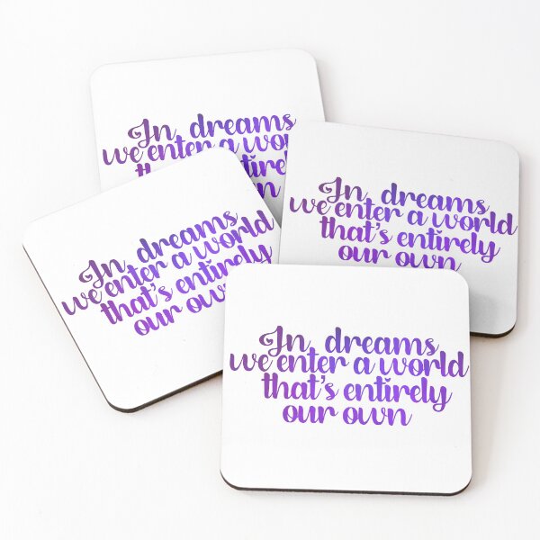 Item preview, In Dreams Dumbeldore Quote designed and sold by FreeOrca.
