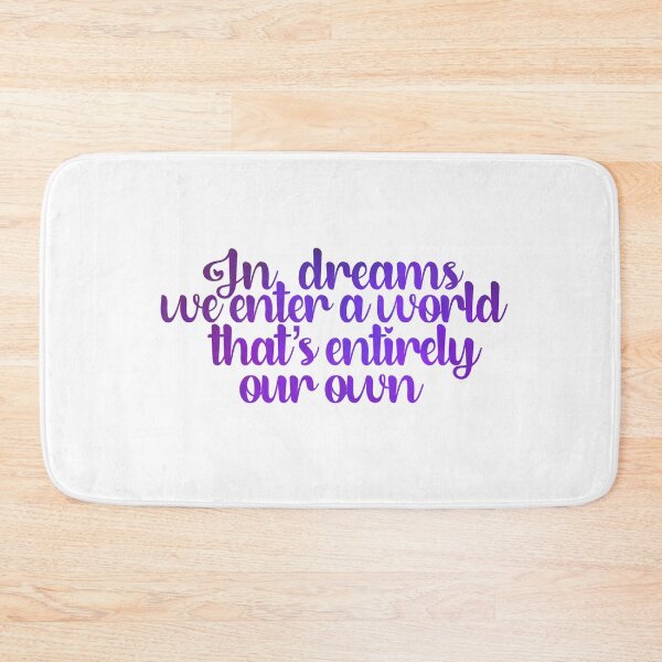 Item preview, In Dreams Dumbeldore Quote designed and sold by FreeOrca.