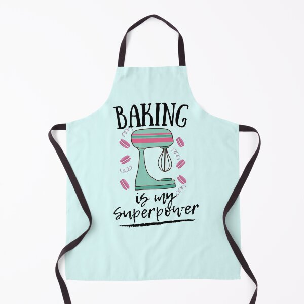 Item preview, Baking Is My Superpower- Black Text designed and sold by EvaWolf.
