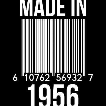 Artwork thumbnail, Made In 1956 by RandomStuffShop