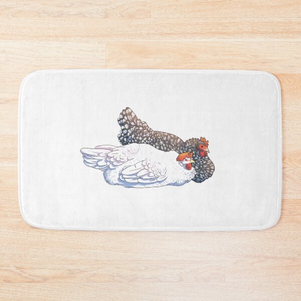 Item preview, Cuddling Chickens - Leghorn and Barred Rock designed and sold by eleary.