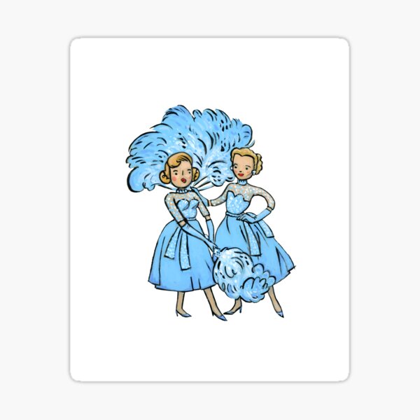 Item preview, Sisters: White Christmas designed and sold by Katieomalleyart.