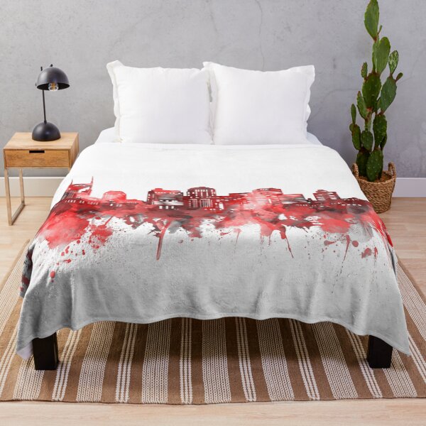Item preview, nashville skyline red designed and sold by BekimART2.