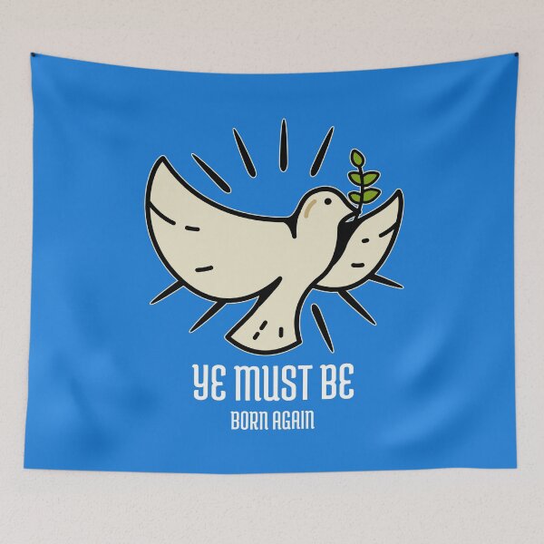 Item preview, Ye Must Be Born Again White Dove designed and sold by bradycarstens.